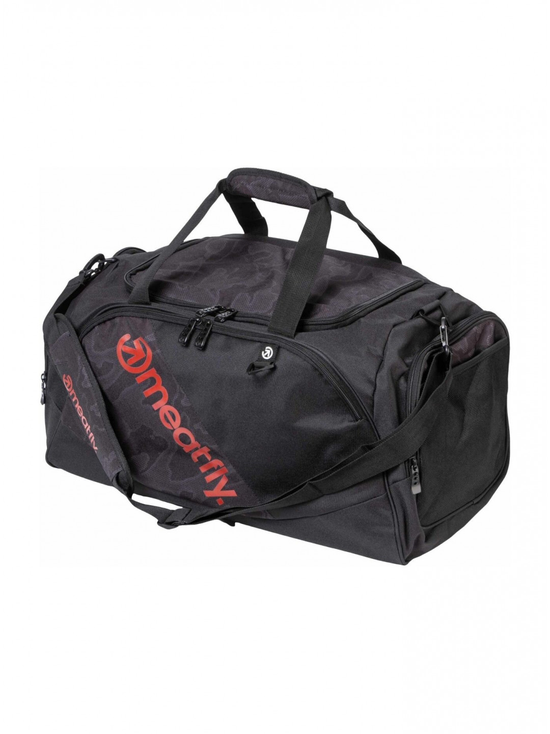 Meatfly cestovní taška Rocky Morph Black Černá Objem 30 L
